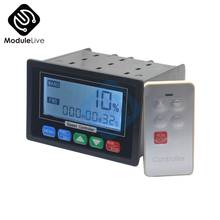 12v 24v 48v micro td59 display digital lcd pwm dc controlador de velocidade de motor 40a com controle remoto e luz de fundo 0-100 2024 - compre barato