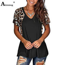 Plus Size 3xl Ladies Elegant Leisure Casual Women's Top Single-breasted 2021 Summer V-neck Tee Shirt Pullovers Femme Clothing 2024 - buy cheap