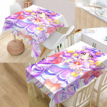 Tropical-Rouge! Precure Tablecloth Oxford Fabric Square/Rectangular Dust-Proof Table Cover For Party Home Decor TV Covers 0318 2024 - buy cheap