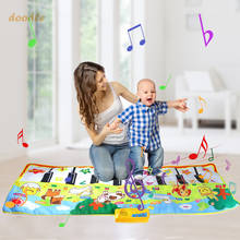 New Arrival 135x59cm Big Musical Mat With Free Gift Touch Piano Mats Music Instrument Baby Play Mat Rug Educational Toys Gift 2024 - buy cheap