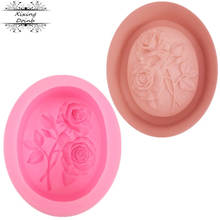 DIY rose shape hand soap mold rose soap making cake baking accessories silicone cup cake mold 2024 - buy cheap