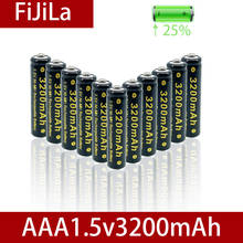 4-20 PCS New 1.5V AAA rechargeable battery 3200mah AAA 1.5V New Alkaline Rechargeable batery for led light toy mp3 Free shipping 2024 - buy cheap