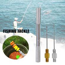 3Pcs/set Carp Fishing Rigging Bait Needle Kit Tool Set Bait Boilie Drill Stringer Needle with Nonslip Aluminum Alloy Handle 2024 - buy cheap