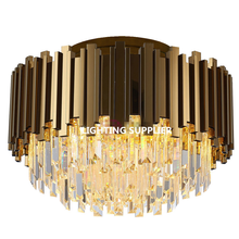 Luxury Gold Chandelier Lighting AC110-240V LED Cristal Lustres For Ceiling Bedroom Living Room Crystal Lamp 2024 - buy cheap