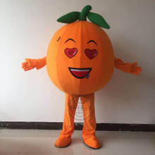 Disfraz de Mascota de fruta naranja para adultos, traje de fiesta de Cosplay, promoción de carnaval, Halloween, Navidad, Pascua, desfile 2024 - compra barato