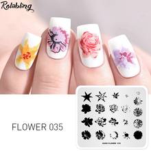 Rolabing Nail Stamping Plates Nail Art Template DIY Manicure Image Stamping Plate Template Stencil Nails Tool Stamps for Nails 2024 - buy cheap