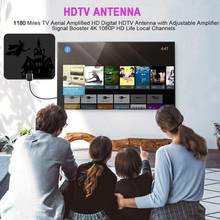 1180 Miles 4K Digital HDTV Indoor TV Antenna with Amplifier Signal Booster TV Radius Surf Fox Antena HD TV Antennas Aerial 2024 - buy cheap