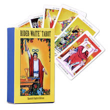 Новое поступление 78 карт/коробка Испанская версия карты для псестринских игр с надписью «Future Telling Tarot» для игр друзья семьи, игры MJ 2024 - купить недорого