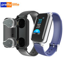 T89 Smart Watch Men with Bluetooth Earphone Women Smart Watch IP67 Support Siri BT Call Fitness Bracelet Smart Band 2024 - buy cheap