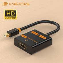 Переходник Cabletime Mini DisplayPort-HDMI M/F Thunderbolt DP-HDMI кабель для MacBook Pro Air iMac 1080p проектора C062 2024 - купить недорого