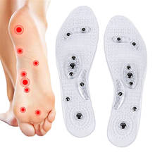 1Pair Magnetic Therapy Slimming Insoles Foot Patch Cushion Shoe Insole Gel Pad Acupressure Slimming Insoles Foot Care Insert 2024 - buy cheap