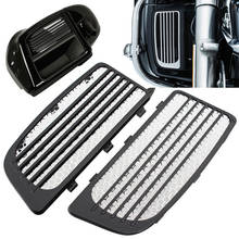 Motorcycle Black Radiator Grills Lower Fairing Twin Cooled For Harley Street Electra Glide FLHTK FLHTKL FLTRU FLTRK 14-20 2024 - buy cheap