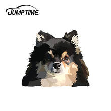JumpTime 13 x 3.5cm For Pomeranian Pup Personality Stickers Vinyl Car Sticker Car Accessories Refrigerator Decals Waterproof 2024 - buy cheap