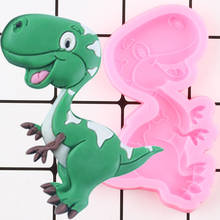 3D Cartoon Dinosaur Silicone Molds Cookie Baking Candy Chocolate Gumpaste Moulds DIY Baby Birthday Fondant Cake Decorating Tools 2024 - buy cheap