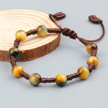 Charm Braided Women Bracelet Natural Stone Tiger Eye Beads Balance Handmade Bracelets&Bangles For Men Adjustable Healing Jewelry 2024 - buy cheap