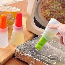 1Pcs Kitchen Tools Mini Silicone Oil Bottle With Brush Grill Oil Brushes Liquid Oil Pastry Kitchen Baking BBQ Tool 2024 - buy cheap