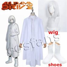 Anime Akudama Drive Cutthroat Satsujinki Cosplay Costume White Outfits for Adult Women Men Trench Pants Shirt Halloween Costumes 2024 - buy cheap