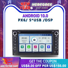 Reproductor multimedia con Android 10,0 y navegación GPS para Kia, Radio de coche PX6 con DSP, 4GB + 64GB ROM, RDS, Bluetooth 5,0, mapa, Wifi, DVD, para Kia Cerato Sportage Sorento spectra 2024 - compra barato