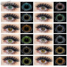 1 пара цветных контактных линз EYESHARE для глаз, 3 тона, контактные линзы, косметические цветные линзы для глаз 2024 - купить недорого