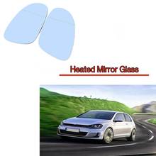 Driver/Passenger Side Wing Heated Mirror Glass Blue Heated Replacement for VW Golf MK5 Jetta Passat RABBIT 3C0857521 3C0857522 2024 - buy cheap
