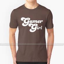 Gamer Girl T Shirt Custom Design Cotton For Men Women T - Shirt Summer Tops video games videogames video game gamer gaming 2024 - buy cheap