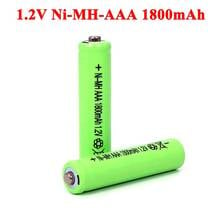 Pilas recargables NI-Mh AAA de 1,2 v, batería de 1800mAh ni mh de 1,2 V aaa para coche eléctrico de Control remoto, juguete RC ues 2024 - compra barato