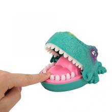 Big Practical Joke Electric Biting Dinosaur Teeth Bite Finger Adult Bar Prank Game Kids Children Funny Education Toys Gift 2024 - buy cheap