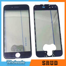 Marco polarizador LCD 4 en 1 para móvil, marco de vidrio exterior OCA para iPhone 6, 6s, 7, 8 Plus, reemplazo de pantalla táctil LCD 2024 - compra barato
