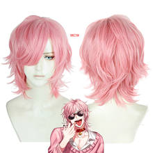 Yarichin Bitch Bu Club Ayato Yuri Pink Short Wig Cosplay Costume Heat Resistant Synthetic Hair Carnival Party Wigs 2024 - buy cheap