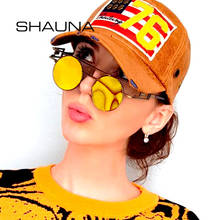 SHAUNA-gafas de sol clásicas góticas para hombre y mujer, lentes de sol Steampunk con montura de Metal, a la moda, Vintage, Punk, redondas, uv400 2024 - compra barato