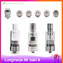 Original Longmada Mr bald iii Atomizer Ceramic Heating Coil Chamber 510 Tank Replaceable Coil For Dry Herb wax Vape Mod 2024 - buy cheap