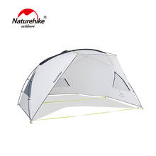 Naturehike Gnie Beach Tarp With Poles Outdoor Camping Tent Sun Shelter Awning UPF40 NH18Z001-P 2024 - buy cheap