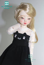 Clothes for doll fit 1/4 BJD MSD GEM,XAGADOLL Black cat ear dress 2024 - buy cheap