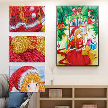 Christmas Fairy Diamond Painting Special Shaped Diamond DIY 5D Partial Drill Cross Stitch Kits Crystal Rhinestone Picture Arts 2024 - buy cheap