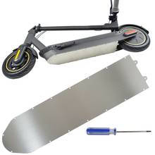 Электрический скутер шасси Алюминий защита металлическая защитная пластина бронированный аккумулятор Нижняя крышка для Ninebot Max G30 2024 - купить недорого
