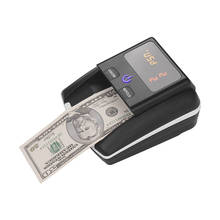 Портативный маленький детектор банкнот для банкнот счетчик значений для банкнот обнаружение с батареей фальшивая проверка денег 2024 - купить недорого