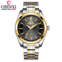 CHENXI Brand Fashion Luxury Watch Men Casual Stainless Steel Gold Gift Clock Quartz Male Wristwatch  Relogios Masculinos Famosas 2024 - buy cheap