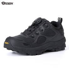 ESDY Military Tactics Shoes Men Breathable BOA Lacing System Combat Antiskid Boots Outdoor Army Camping Climbing Hiking Sneakers 2024 - buy cheap