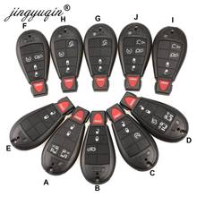 jingyuqin 10pcs Car Remote Key Shell for Chrysler Town & Country Fit Jeep Dodge Magnum Durango  2/3/4/5/6/7 Buttons Key Case Fob 2024 - buy cheap