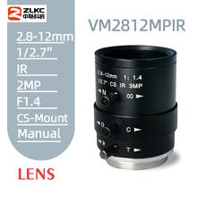 New CS-Mount FA Lens 3.0 Megapixel 2.8-12mm Varifocal  Manual Iris Lens IR Function Security  Camera Lens 2024 - купить недорого
