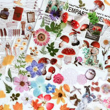 40 X Retro Nature Flowers Leaves JunkJournal Decorative Kawaii Stickers Scrapbooking Stick Label Diary Stationery Album 2024 - buy cheap