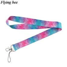 Flyingbee Yoga céu estrelado Keychain Bonito Dos Desenhos Animados Mulheres Cinta de Moda Colhedores da Garganta Do Colhedor Do Telefone para o Cartão De ID X0532 Teclas Do Telefone 2024 - compre barato