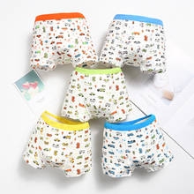 Calcinhas Briefs  Infantil Boy Underwear Free Shipping 5pc/bag Kids Panties Character Modal Children Boys Car Design 2024 - buy cheap