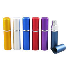 24 X Mini Cute 5ml aluminum perfume bottle 5cc metal aluminum perfume atomizer Black gold silver blue red purple 2024 - buy cheap