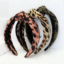 Vintage Leopard Bezel Hair Bands For Women Hair Clips Knot Turban Headband Girls Hair Accessories opaska do wlosow Headwear hoop 2024 - buy cheap