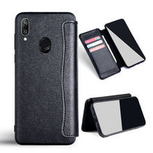 Funda para Huawei Y7 prime 2019, cubierta de cuero PU de alto grado, ranura para tarjeta, sin imán, para Huawei Y7 prime 2019, BILLETERA, coque bag 2024 - compra barato