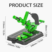 Soporte Universal fijo, máquina cortadora de conversión, sierra de mesa, soporte de varilla de tracción de escritorio para amoladora angular 100 125 2024 - compra barato