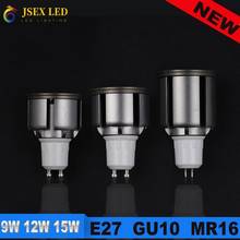 Super Bright Dimmable GU10/GU5.3/E27/E14/MR16 COB 9W 12W 15W LED Bulb Lamp 85-265V 12V spotlight Warm White/Cold White led light 2024 - buy cheap