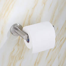 Soporte de acero inoxidable para rollo de papel higiénico, accesorio de montaje en pared para rollo de cocina, accesorios para toallas de baño 2024 - compra barato