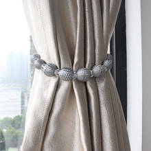 1Pc Pearl Curtain Tieback Home Decorative Accessory Multicolour Bead Curtains Holdback Buckle Rope Tie Back Curtain Holder Strap 2024 - buy cheap